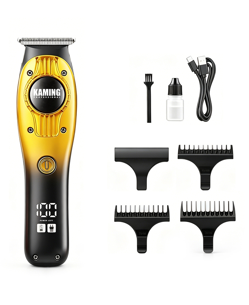 Kaming 1710 Professional Zero Gap 디지털 디스플레이 조각 헤어 트리머