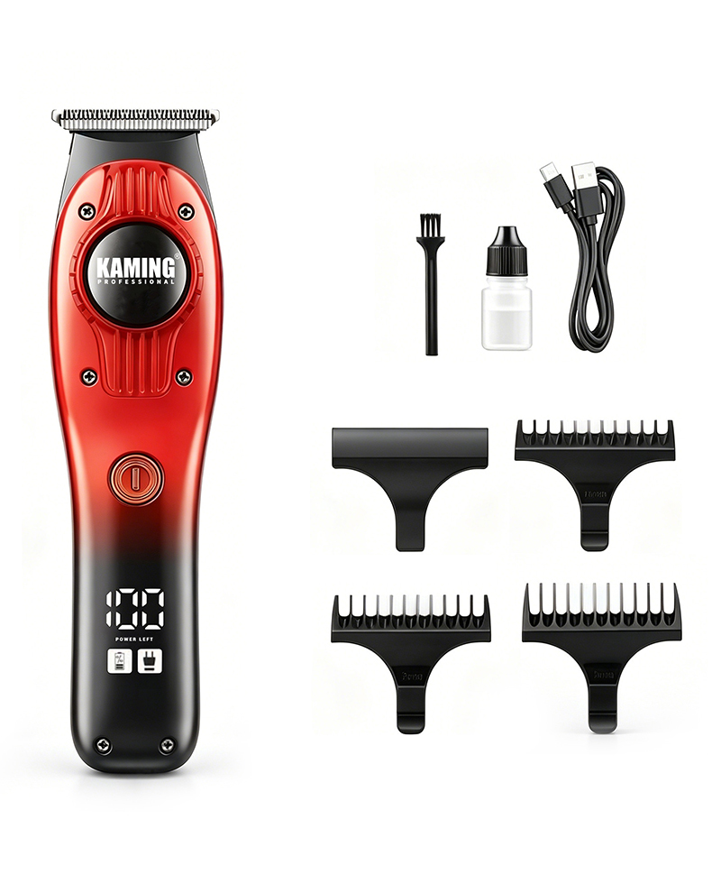 Kaming 1710 Professional Zero Gap 디지털 디스플레이 조각 헤어 트리머