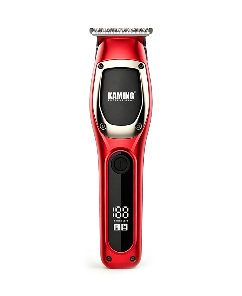 Kaming1711 남성용 새로운 전기 머리 깎기 제로 갭 디지털 디스플레이 7000 RPM 세부 트리머 국경 간 무역